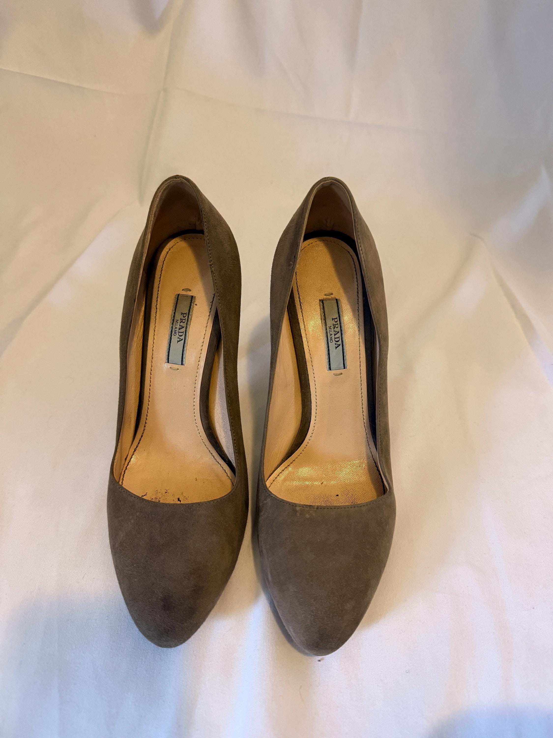 Prada Suede Shoes - Etsy Hong Kong