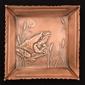 Frog Valet Tray, 7&quot; x 7&quot;, Personalization Available.  FRR77