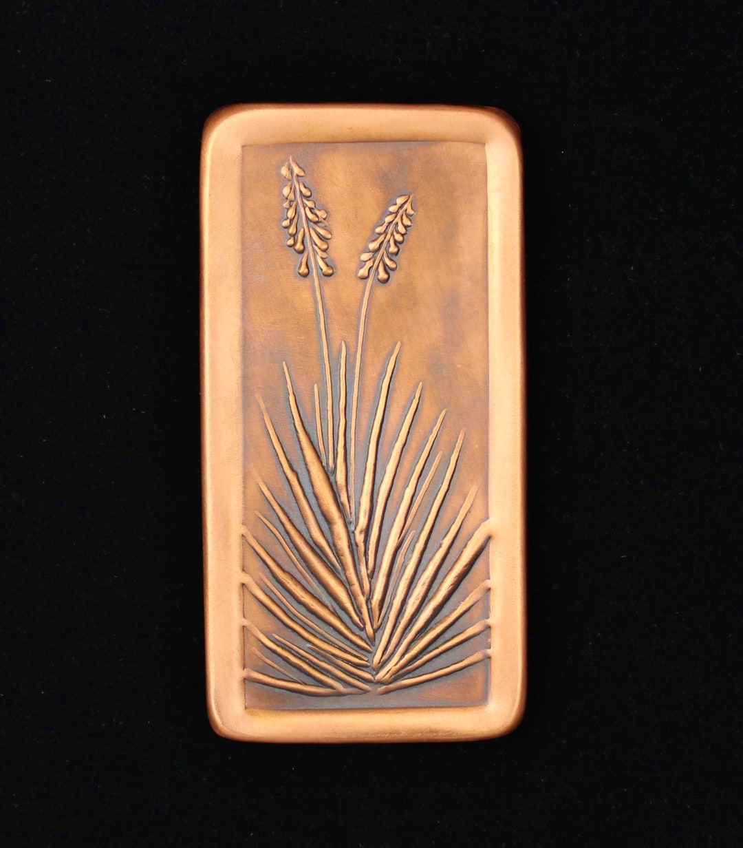 Yucca Tile 3 X 6 X 1/4 Copper Etsy