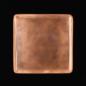 Blank Copper Tile with Border, 6&quot; x 6&quot; x 1/4, Sold Individually.  BLT66