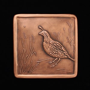 Quail Tile, 6&quot; x 6&quot; x 1/4&quot;,  QUT66