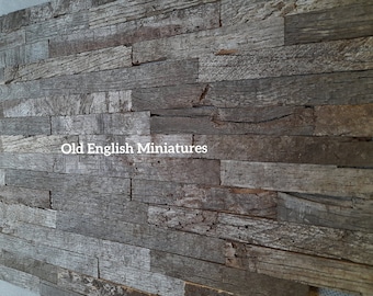 Dolls house real solid miniature vintage Oak floor boards,100 years old fairy house , dolls farmhouse, model making, Art, dollhouse floor,