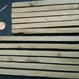 Tudor doll house,  real miniature vintage rustic oak beams for miniature building projects like model making, model castle, diorama, handcrafted by Old English Miniatures from a extremely old reclaimed oak beam, sizes: 6 x 195mm x 10 x 10mm,  and 6 x 150mm x 10 x 10mm,  great for many different miniature projects like Art, wood mosaics,  dioramas, dollhouse, architectural models, fairy houses, available from my Etsy store