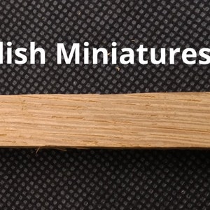 Real miniature vintage rustic oak beams, for dolls farmhouse, dolls Tudor house, dolls haunted house, miniature, Architectural model, model railway, model castle, arts and crafts, handcrafted by Old English Miniatures from reclaimed vintage oak, Size approx 9"inch/225mm long x 10mm x 10mm, each pack contains 9 pieces, available from my Etsy store,