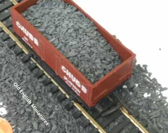 Model railway, ballast, battlefield basing real slate 1mm grit/clippings, scenery, , model train wagon load, dollhouse landscape,Art, Mosaic