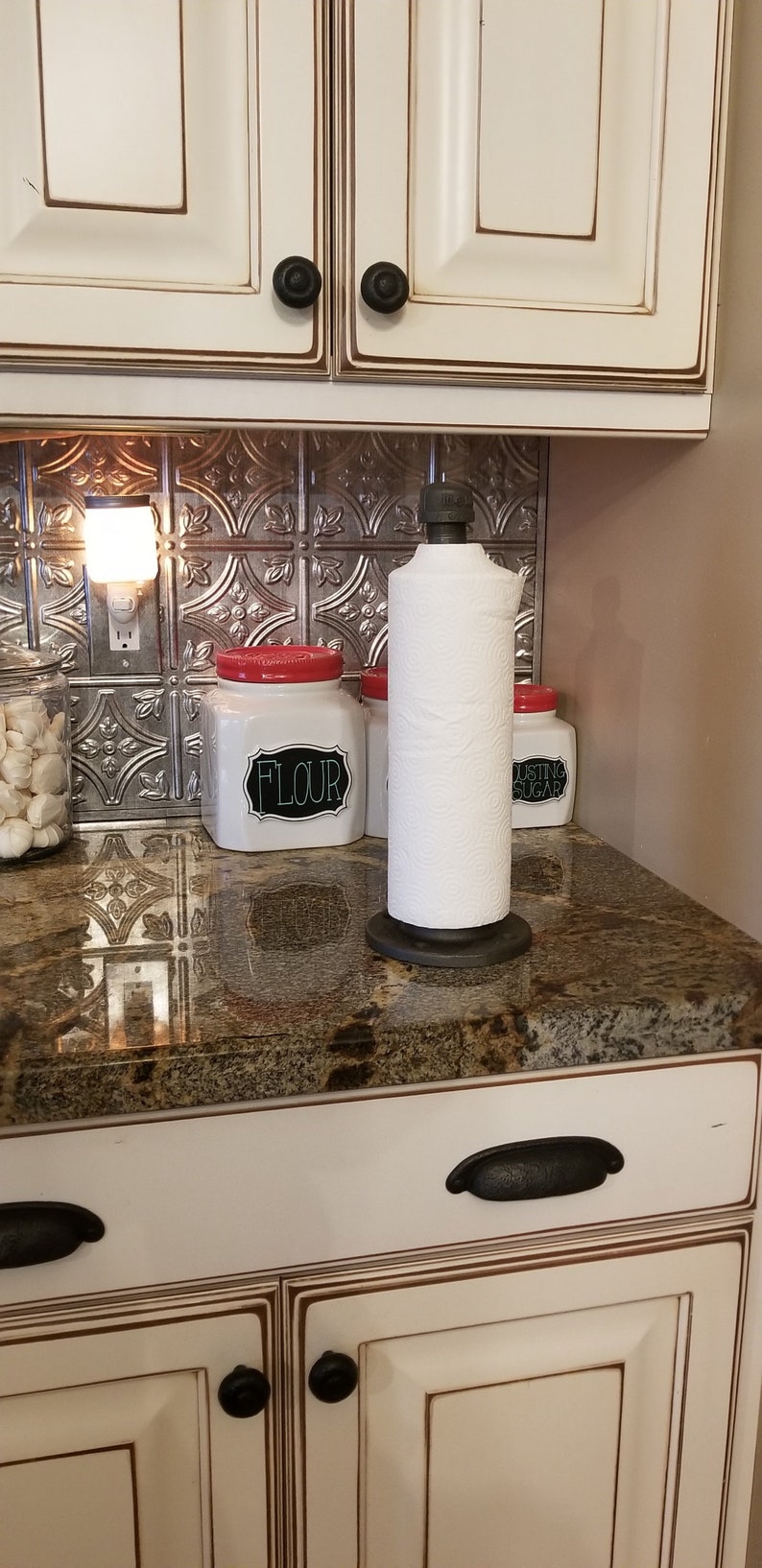 Rustic Farmhouse Industrial Paper Towel Holder Kitchen Decor Kitchen Accessories Black Pipe Pipe Paper Towel Holder Kitchen Dining Kitchen Storage Deshpandefoundationindia Org