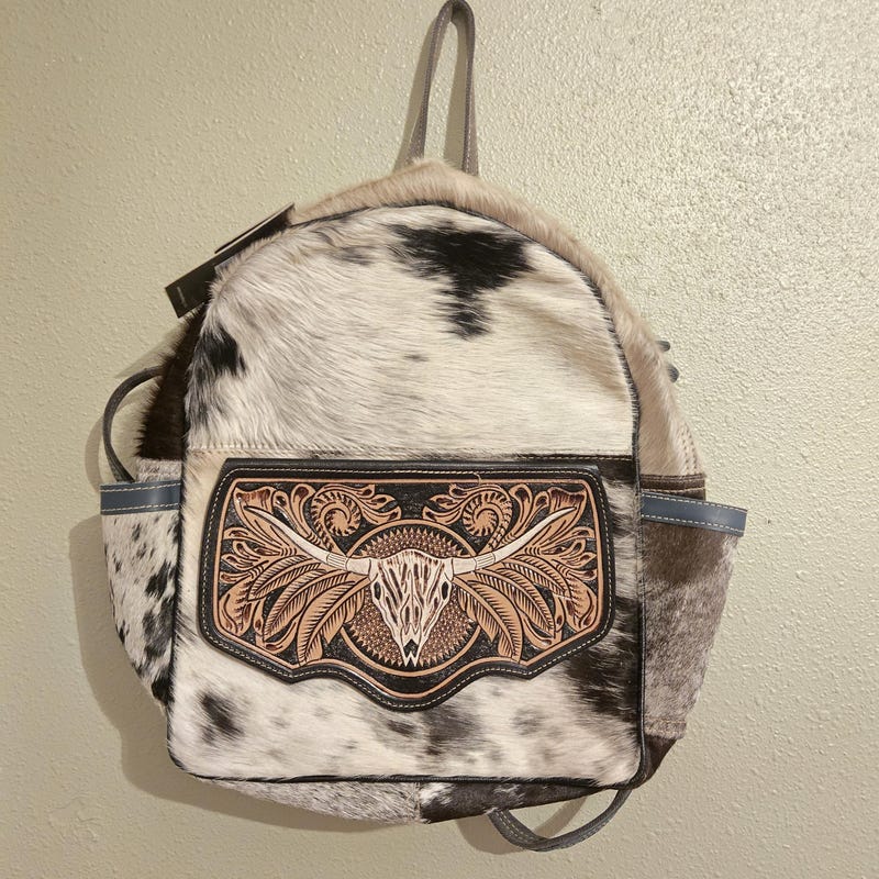 Spirit of the Herd Hand-Tooled Bag