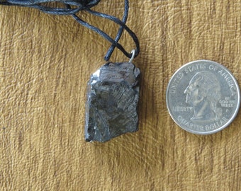 Elite Grade Noble Shungite Pendant - Highest Grade of Shungite - 99% Carbon Stone for Water Filtration, EMF Shielding, EMF and 5G Blocking