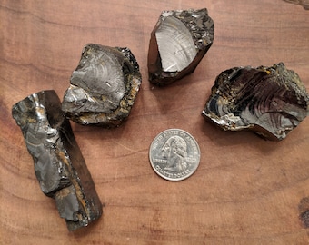 10-50g Elite Grade Noble Shungite Stones - Individually Priced by Weight - 99% Carbon Stone for Water Filtration, 5G Blocking and Protection
