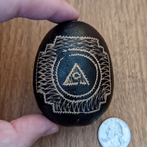 Geometric Design Hand Carved Egg Shaped Shipibo Rattle from Peru - Choose from 4 Rattles - Shaker, Maraca, Shamanic Instruments, Medicine
