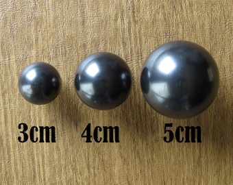 3-9cm Shungite Spheres - Polished and Matte Varieties - High Carbon Stone for Water Filtration, 5G EMF Shielding Blocking, and Protection