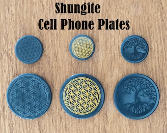 Shungite - Plaquette Rectangle De Téléphone | Protection Contre Les Ondes Néfastes Des Mobiles - Foto 4