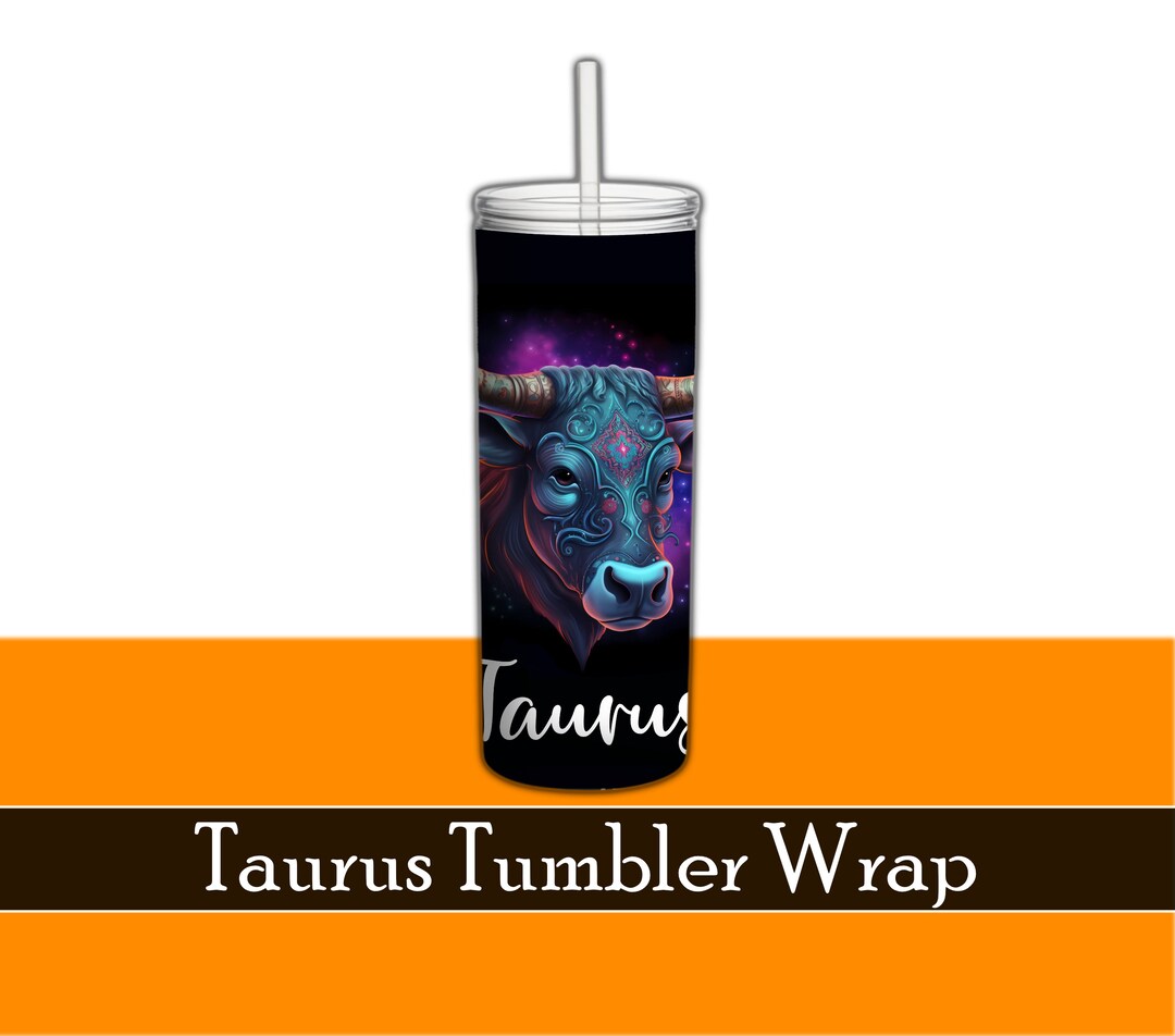 Taurus Zodiac Tumbler Wrap PRINTABLE Astrology Horoscope Signs - Etsy