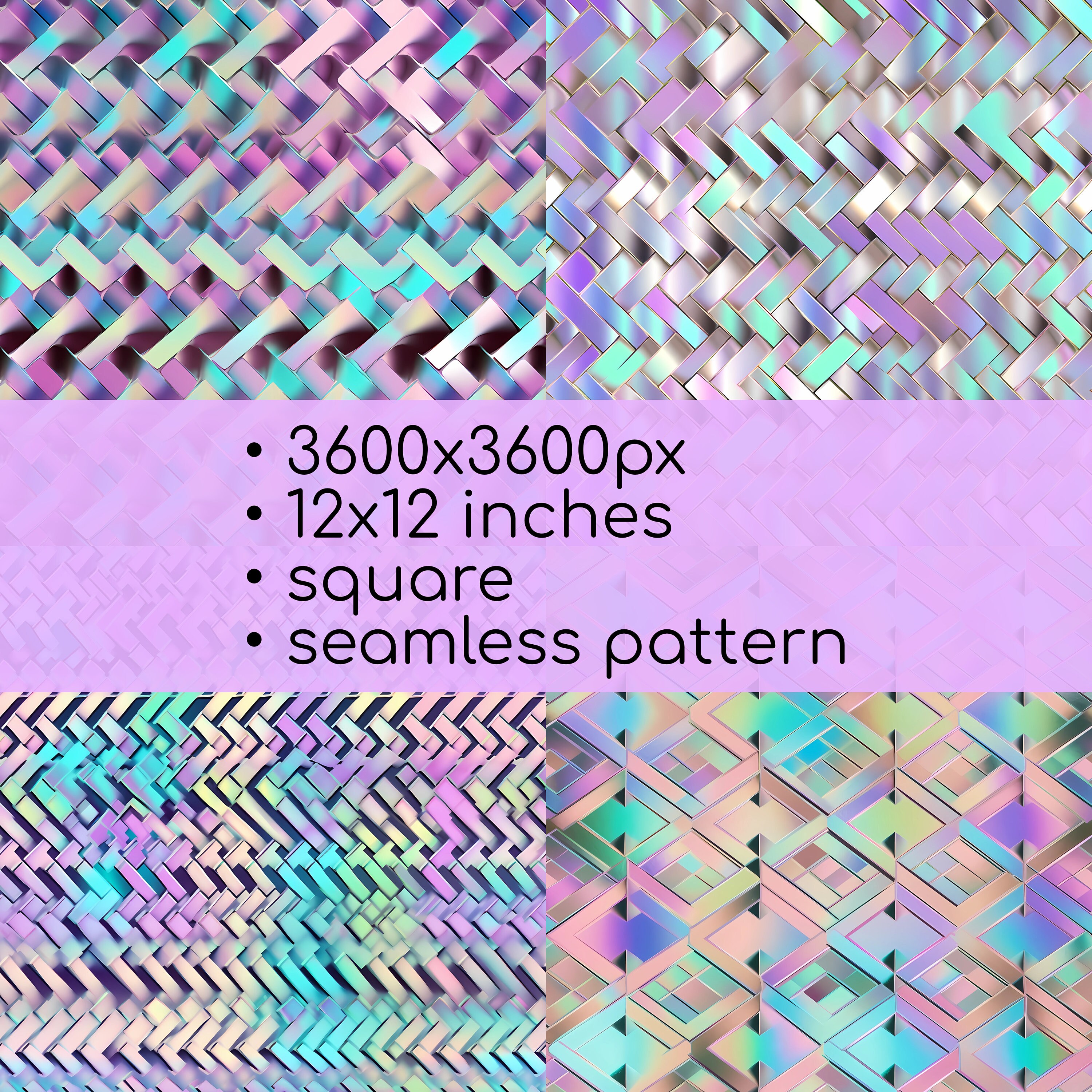 Holographic Metal Textures DIGITAL Paper Printable Colorful - Etsy