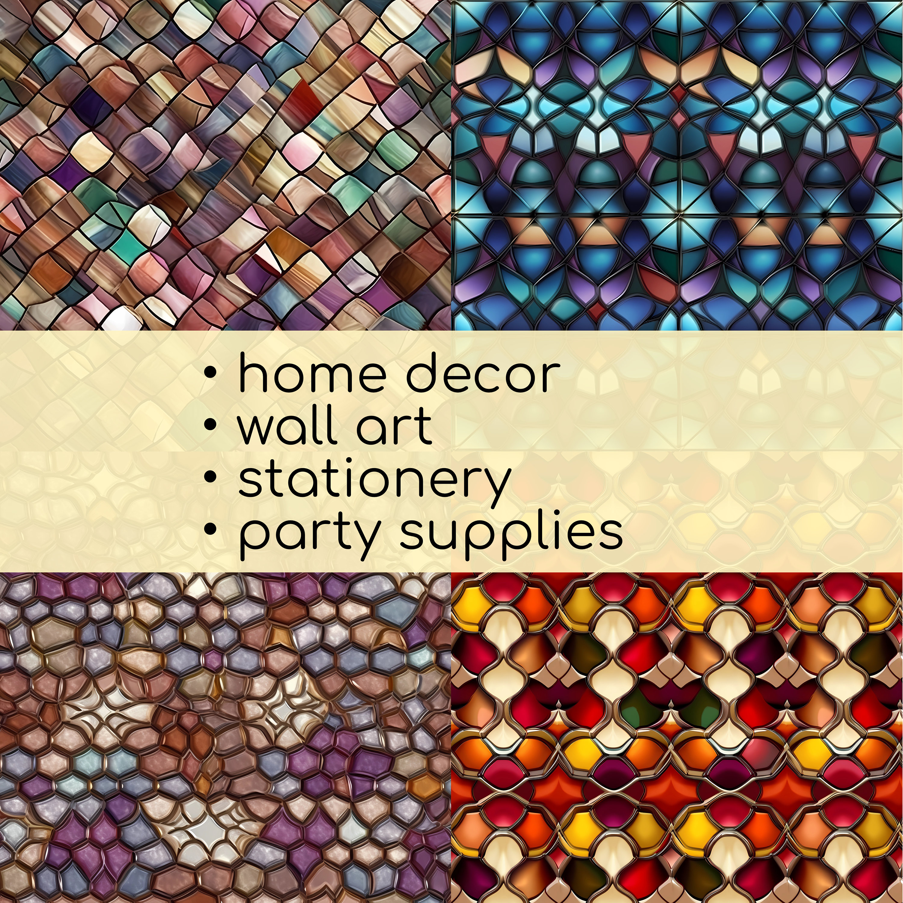 Mosaic Tiles Textures DIGITAL Paper Printable PNG Background - Etsy
