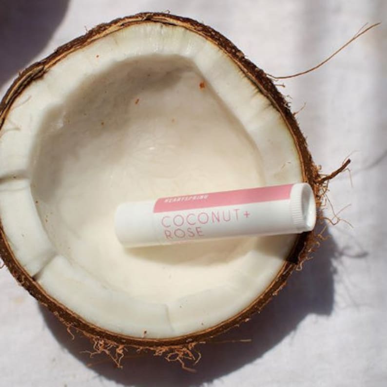 HEARTSPRING Coconut Rose Lip Balm image 1