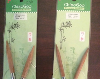 ChaioGoo bamboe rondbreinaalden Meerdere maten en lengtes