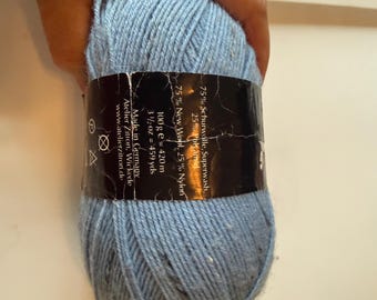 50% off - Trekking XXL Sock Yarn - Light Blue Color 211 Lot 44-20