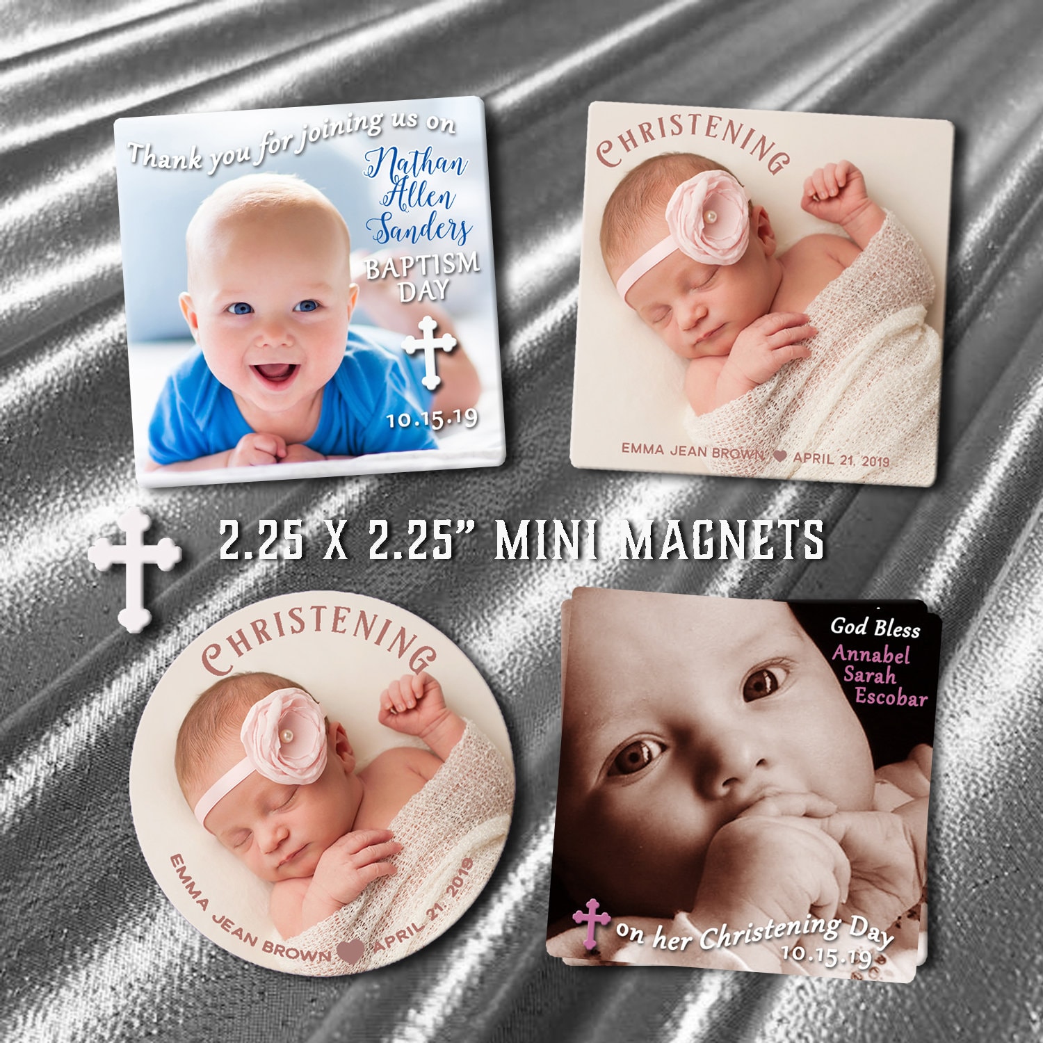 Baptism Christening Favors Mini Photo Favor Etsy