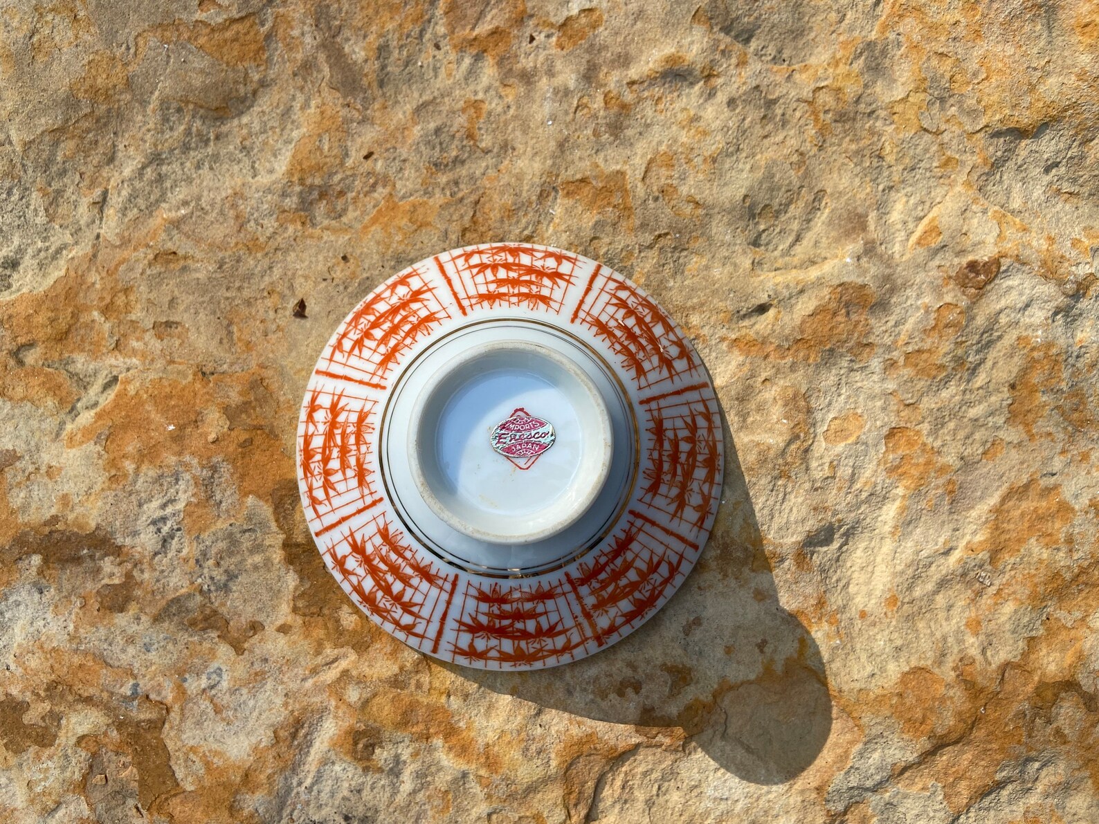 Vintage Rice Bowl Asian Decor China Bowl Footed Dish Bamboo - Etsy