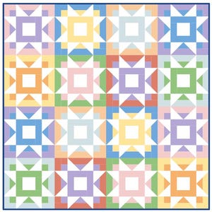 Breakthrough Quilt Pattern - PDF file only - Fat Quarter quilt pattern