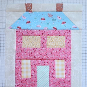 Herrenhaus-Block - PDF-Datei-Download - 12,5 &quot;x 14,5&quot; Quilt Block