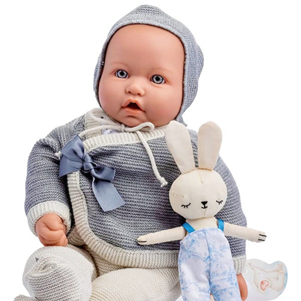 Soft Body Boutique Baby Doll 17" avec biberon, tétine et certificat de naissance prématuré Berenguer Life Like Reborn Sucette Doll + Extras