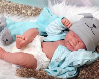 Reborn Baby Boy Crying Doll 15 Inches Preemie Newborn W