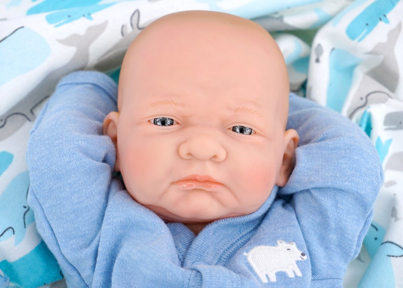 Handmade Reborn Baby Boy Doll Inches Preemie Newborn Etsy
