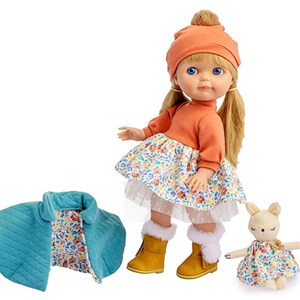 15-inch Small Full Body Baby Doll Washable Long Blond Hair All Vinyl ...