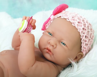 Cute Reborn Baby Girl,Preemie Reborn Doll, Doll, Reborn Babies, Reborn Dolls, Baby Berenguer Doll Girl, Reborn Girl Doll,Silicone Baby Doll