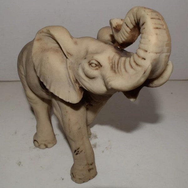 Ivory Elephant Figurine Etsy