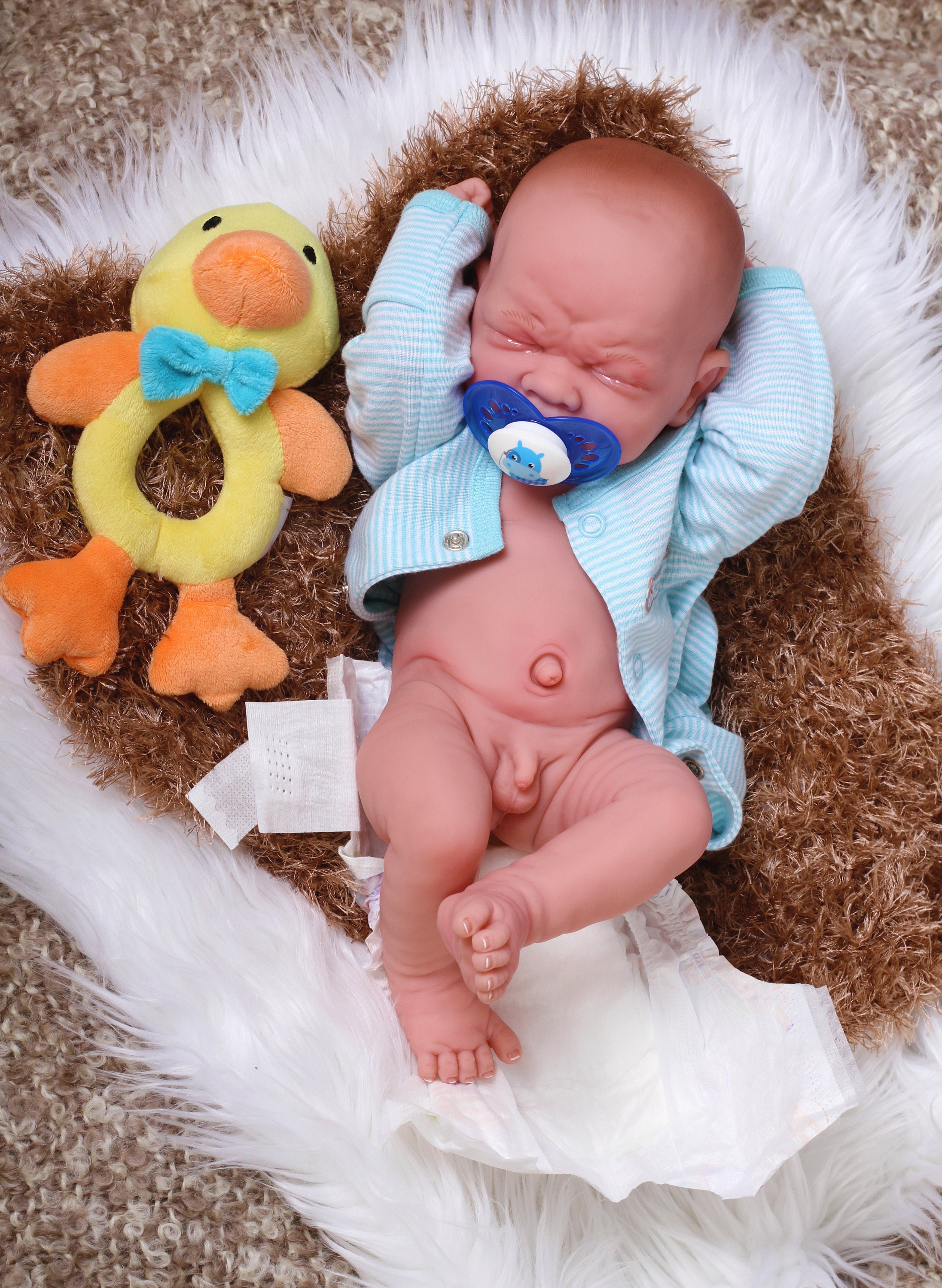 Reborn Baby Boy Doll 15 Inch Preemie Newborn W/ Accessories Anatomically  Correct Berenguer Realistic Soft Vinyl Alive Lifelike 