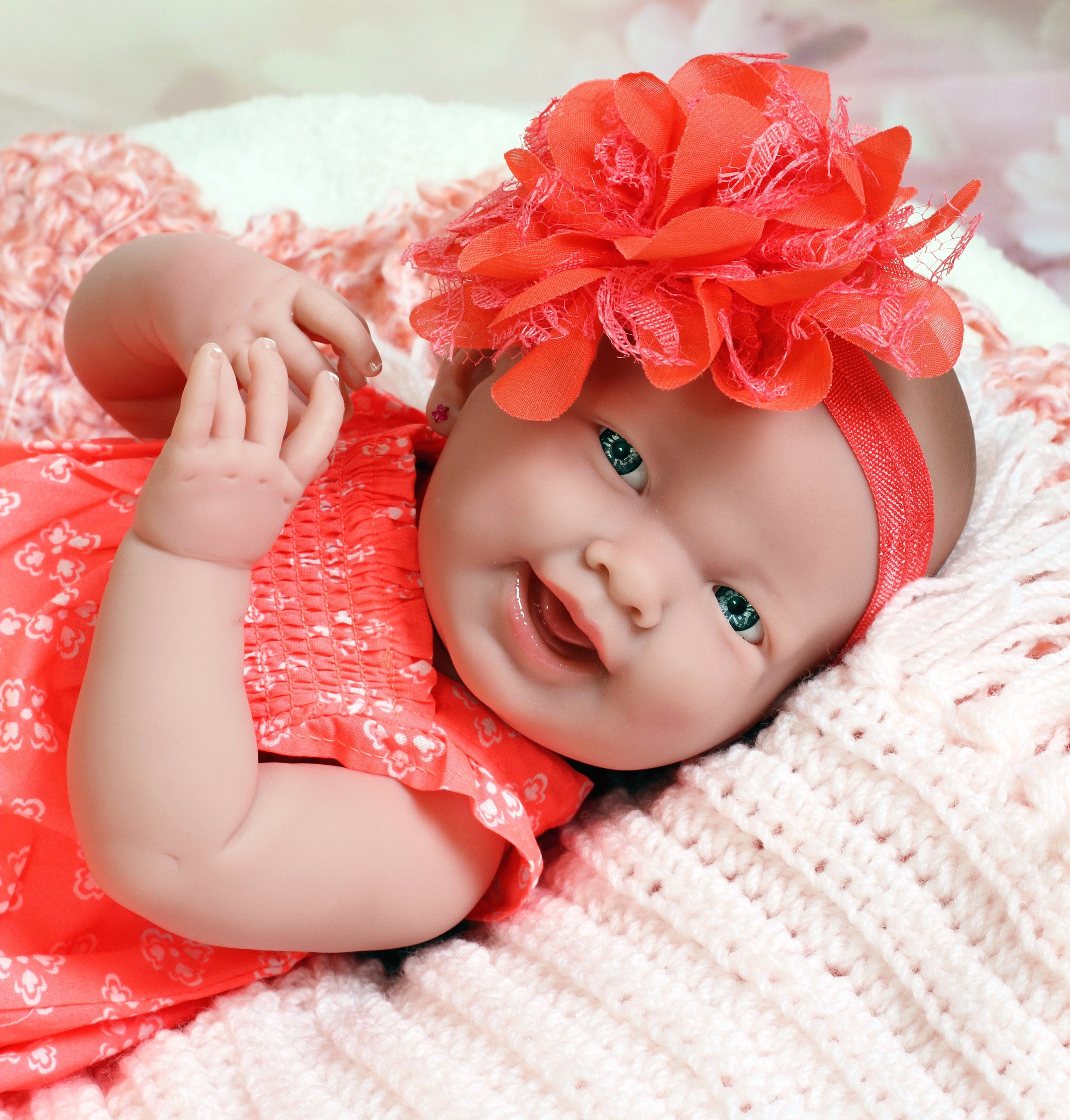 Angelbaby Realistic Reborn Baby Doll Look Real 18inch Newborn Silicone Baby  Girl Dolls Soft Weighted Lifelike Cute Little Bebe Reborn Infant Rebirth