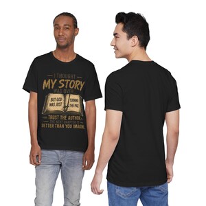 God Turning the Page Bible Verse Tee | Inspirational Christian Shirt image 8