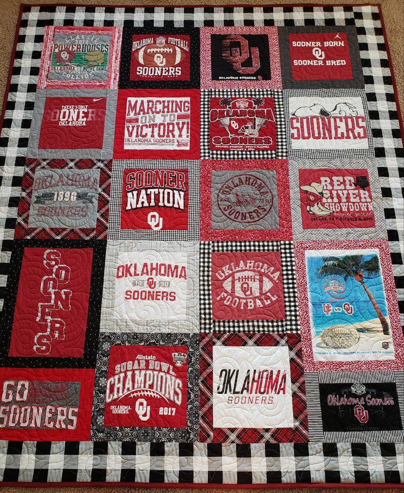 college t shirt blanket