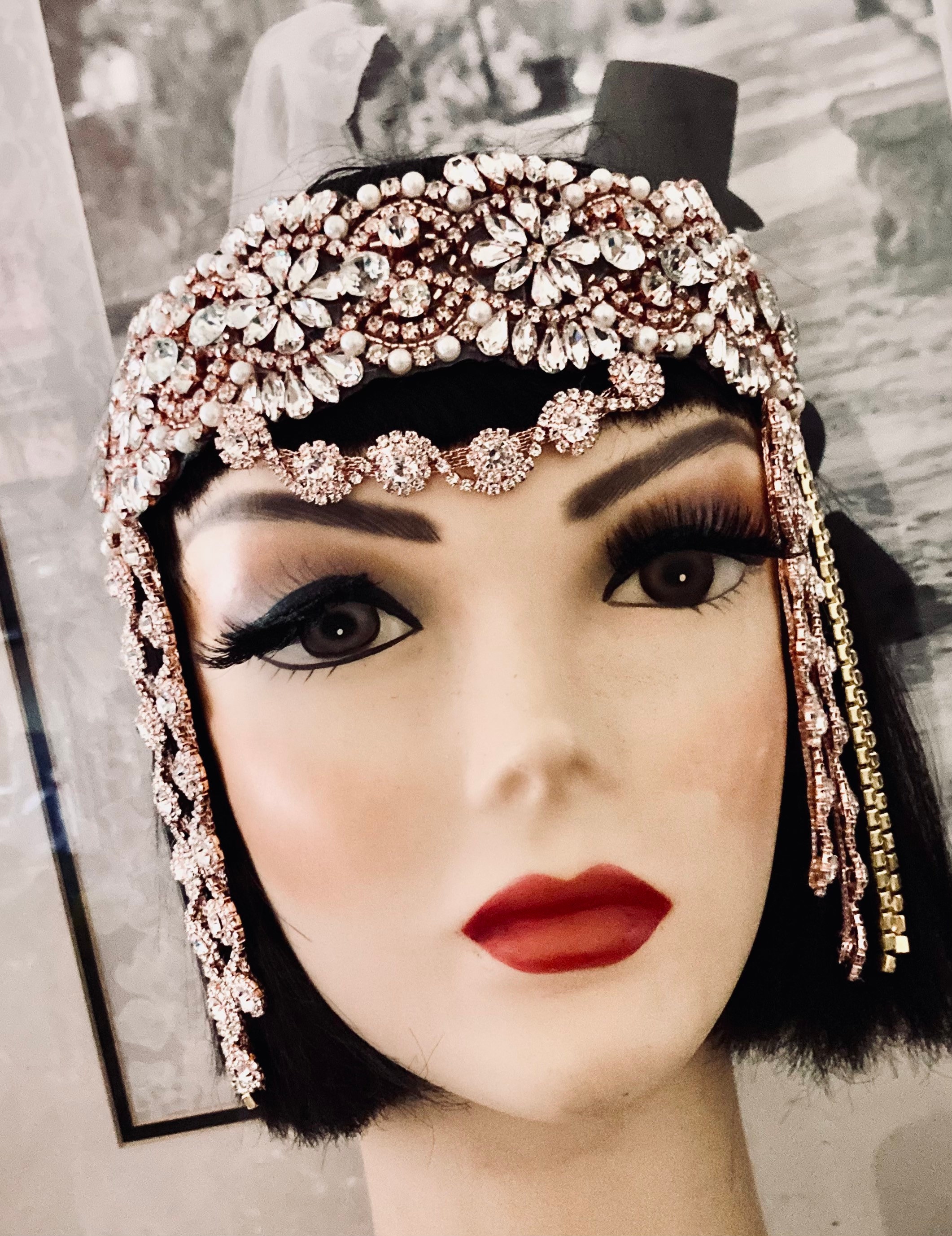 Great gatsby themed headpiece new arrivals