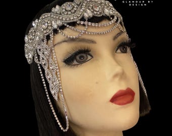 Fascia per capelli Gatsby in stile anni '20 Vijiv