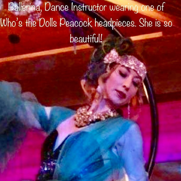 diy peacock headpiece