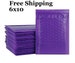 1-500 #0 6x10 Poly ( Purple ) Color Bubble Padded Mailers 