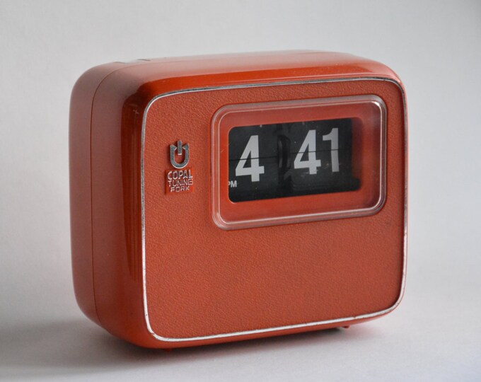 1974 Vintage COPAL Battery Operated Flip Clock With Tuning Etsy