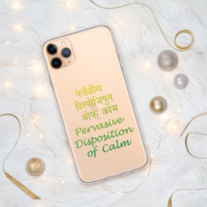 iPhone Case with authentic Sanskrit inspiration for yoga lovers