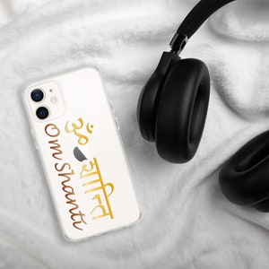 iPhone Case with authentic Sanskrit inspiration for yoga lovers