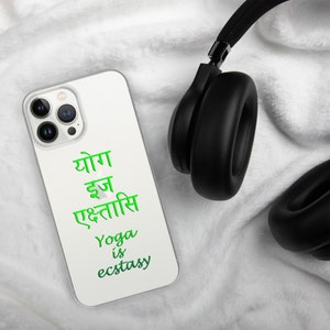 iPhone Case with authentic Sanskrit inspiration for yoga lovers