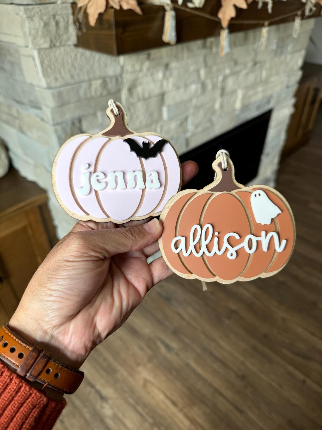 Pumpkin Bucket Tag | Boo Basket Tag | Halloween Tag | Trick or Treat - Etsy