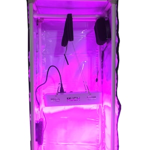 600W Led Reflective Hydroponics Nice Grow Box Tent 16x16x48 Full set image 2