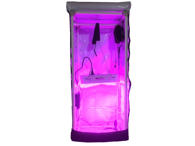 600W Led Reflective Hydroponics Nice Grow Box Tent 16x16x48 Full set image 10