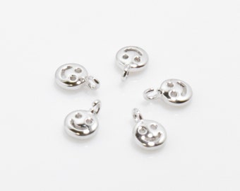 アクセサリー Smile Tiny Smile Pendant . Smile Charm . Smile Bead . Jewelry