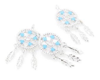 Dream Catcher Clip On Charms Bead For Charm Bracelets #3569 
