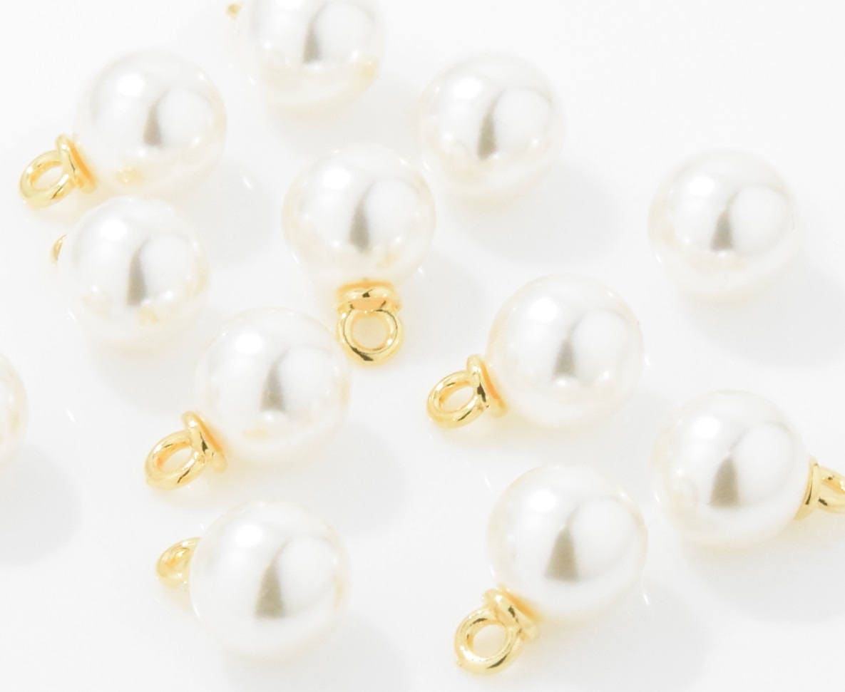 Large Round Pearl Detachable Charm